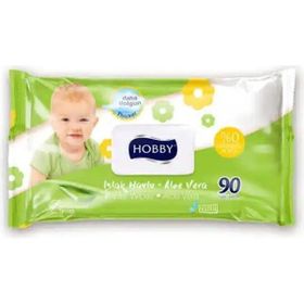 Hobby Aloe Vera Kapaklı 90lı Islak Havlu