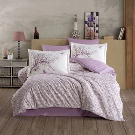 Hobby Arianna Poplin Mürdüm Çift Kişilik Nevresim Takımı