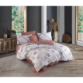 Hobby Belen Kahve Çift Kişilik 100x100 cm Nevresim Takımı