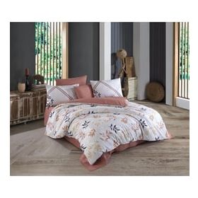 Hobby Belen Kahve Çift Kişilik 100x100 cm Nevresim Takımı
