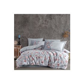 Hobby Benita Gri Poplin Çift Kişilik Nevresim Takımı