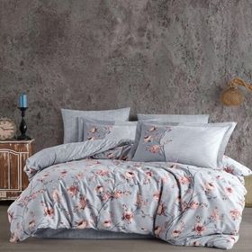 Hobby Benita Gri Poplin Çift Kişilik Nevresim Takımı