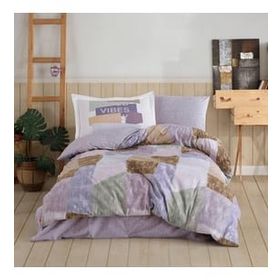 Hobby Bermuda Lila Poplin Studio Tek Kişilik Nevresim Takımı
