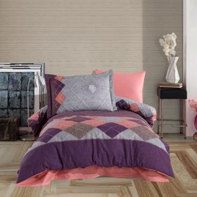 Hobby Carilla Pembe Tek Kişilik Poplin Nevresim Takımı
