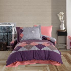 Hobby Carilla Pembe Tek Kişilik Poplin Nevresim Takımı