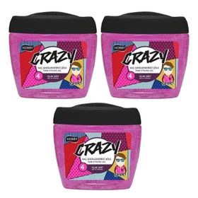 Hobby Crazy Headx 3x700 ml Islak Sert Saç Jölesi