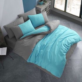 Hobby Diamond Poplin Turkuaz Çift Kişilik Nevresim Takımı