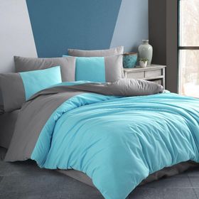 Hobby Diamond Poplin Turkuaz Çift Kişilik Nevresim Takımı