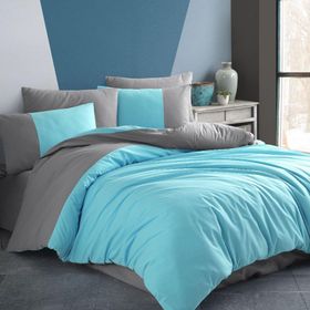 Hobby Diamond Poplin Turkuaz Çift Kişilik Nevresim Takımı