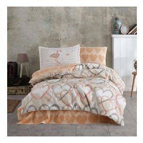 Hobby Diana Kahve Poplin Studio Tek Kişilik Nevresim Takımı