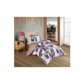Hobby Dream Bordo Poplin Tek Kişilik Nevresim Takımı