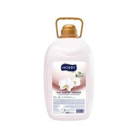 Hobby Gliserinli 3 lt Beyaz Orkide Çiçeği Sıvı Sabun