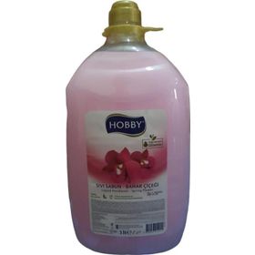 Hobby Gliserinli 3 lt Pembe Bahar Çiçeği Sıvı Sabun