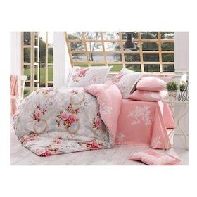 Hobby Home Clementina Pembe Çift Kişilik Nevresim Takımı