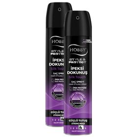 Hobby İpeksi Dokunuş 2x250 ml Güçlü Tutuş Saç Spreyi