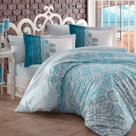 Hobby İrene Poplin Çift Kişilik Nevresim Takımı