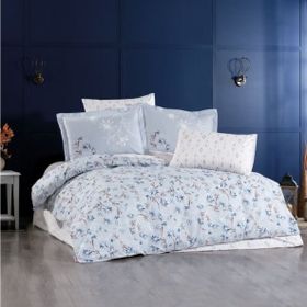 Hobby Jardin Poplin Lacivert Çift Kişilik Nevresim Takımı