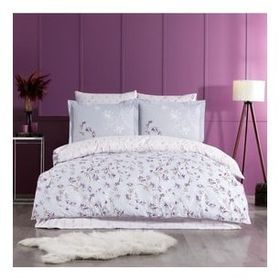 Hobby Jardin Poplin Mor Çift Kişilik Nevresim Takımı