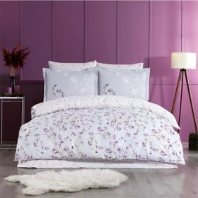 Hobby Jardin Poplin Mor Çift Kişilik Nevresim Takımı