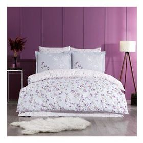 Hobby Jardin Poplin Mor Çift Kişilik Nevresim Takımı