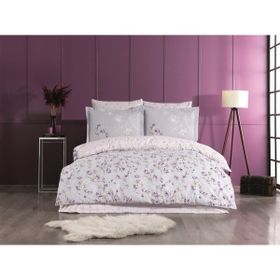 Hobby Jardin Poplin Mor Çift Kişilik Nevresim Takımı