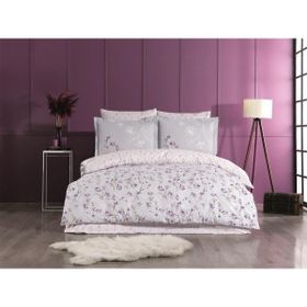 Hobby Jardin Poplin Mor Çift Kişilik Nevresim Takımı