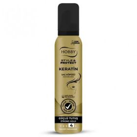 Hobby Keratin Güçlü Tutuş 150 ml Saç Köpüğü