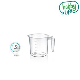 Hobby Life 1.5 lt Yuvarlak Şeffaf Maşrapa