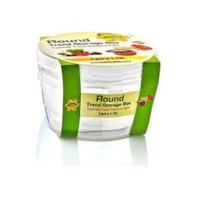 Hobby Life 1,1 lt Yuvarlak Trend Saklama Kabı