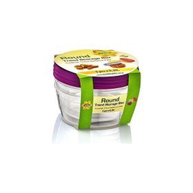 Hobby Life 21023 3'lü Yuvarlak Trend 300 ml Saklama Kabı