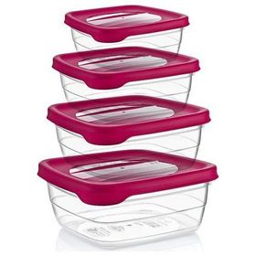 Hobby Life 21037 4'lü Kare Trend Saklama Kabı