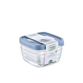Hobby Life 21041 3'lü Kare Trend 2.5 lt Saklama Kabı