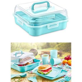 Hobby Life 32 Parça 6 Kişilik Çantalı Magic Piknik Seti