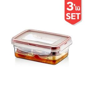 Hobby Life 400 ml Plastik Dikdörtgen Sızdırmaz Saklama Kabı