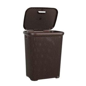 Hobby Life 55 lt Kahverengi Rattan Kirli Çamaşır Sepeti