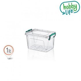 Hobby Life ED-01 Multibox Dikdörtgen 1 lt Saklama Kabı