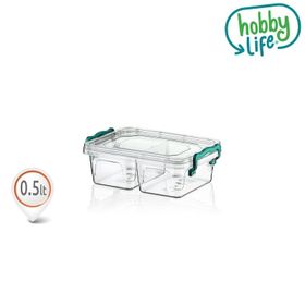 Hobby Life Plastik 0.5 lt Bölmeli Mülti Box 6'lı Saklama Kabı