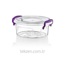 Hobby Life Plastik 0,6 Lt 6'lı Yuvarlak Multi Box Saklama Kabı