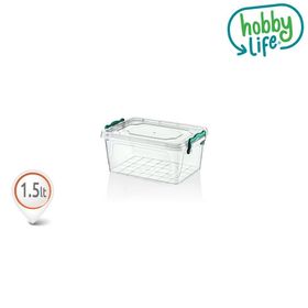 Hobby Life Plastik 1 Lt Dikdörtgen Multi Box 6'lı Saklama Kabı