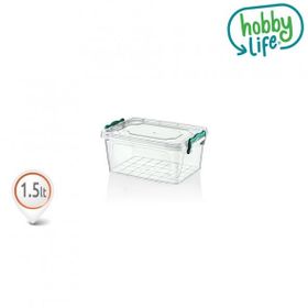 Hobby Life Plastik 1 Lt Dikdörtgen Multi Box 6'lı Saklama Kabı