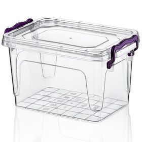 Hobby Life Plastik 1 lt Diktörtgen Multi Box 6'lı Saklama Kabı