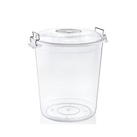 Hobby Life Plastik 3 No Şeffaf Kilitli 45 lt Bakliyat Kovası