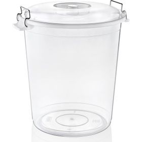 Hobby Life Plastik 3 No Şeffaf Kilitli 45 lt Bakliyat Kovası