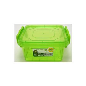 Hobby Life Plastik 350 ml Kare Bonbon 6'lı Renkli Saklama Kabı