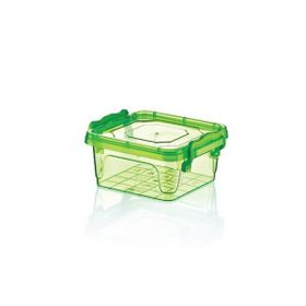 Hobby Life Plastik 350 ml Kare Bonbon 6'lı Renkli Saklama Kabı