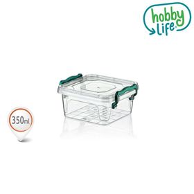 Hobby Life Plastik 350 ml Kare Multi Box 6'lı Saklama Kabı
