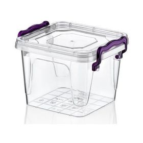 Hobby Life Plastik 550 ml Kare Multi Box 6'lı Saklama Kabı
