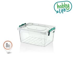 Hobby Life Plastik Dikdörtgen 8 Lt Multi Box Saklama Kabı