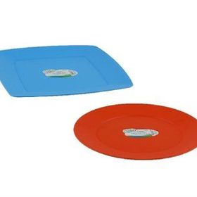 Hobby Life Plastik Kare 6'lı Servis Tabağı