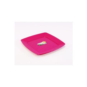 Hobby Life Plastik Kare 6'lı Servis Tabağı